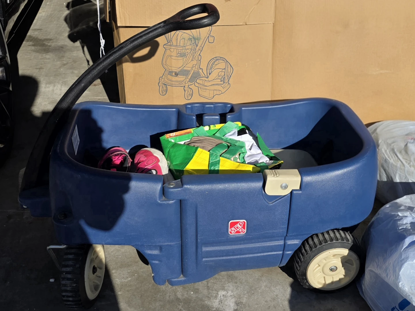 Step2 Blue Plastic Wagon