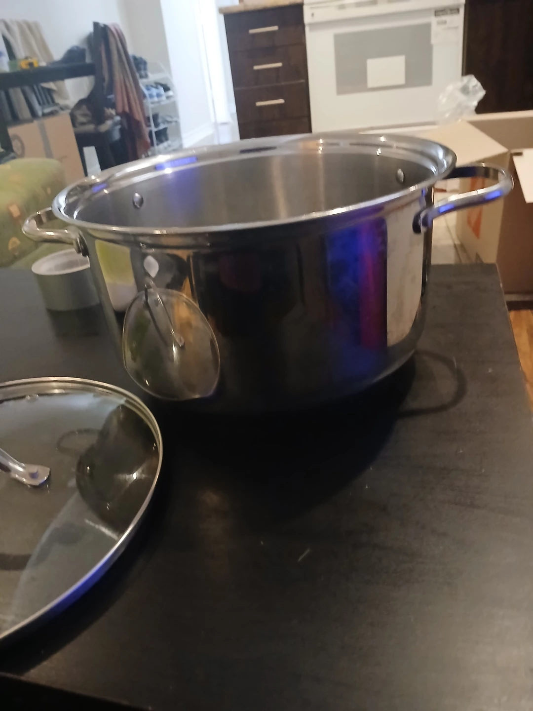 Stainless Steel Stock Pot with Glass Lid - photo 2