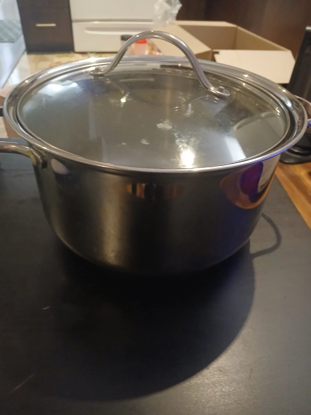 Stainless Steel Stock Pot with Glass Lid - photo 3