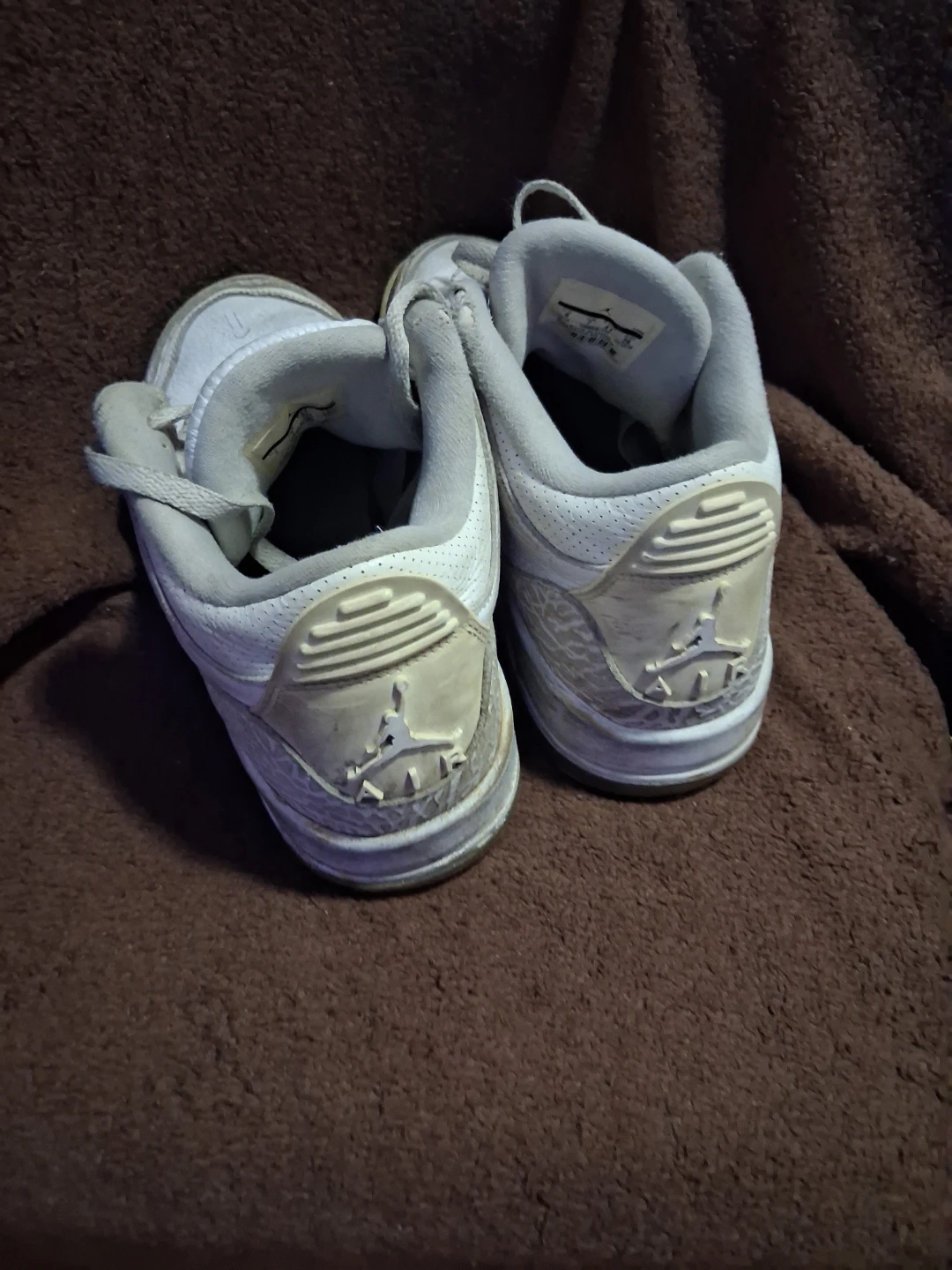 Air Jordan 3 triple white size 8 - photo 3