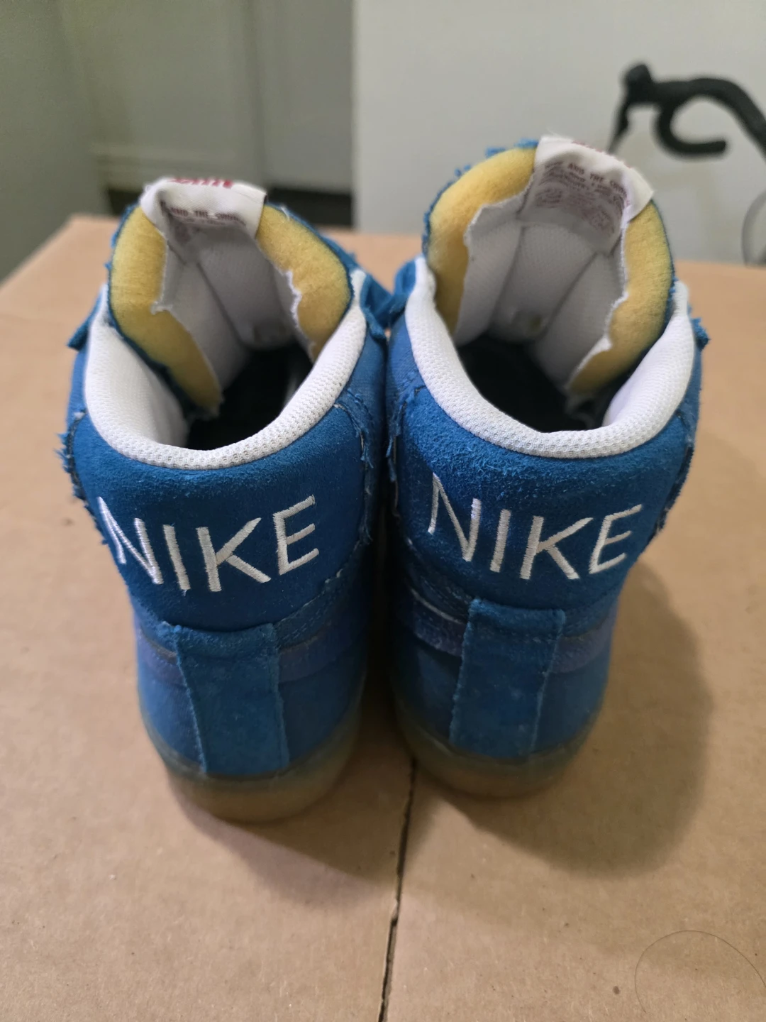 Nike SB Blazer Mid Teal Suede Shoes Size 11 - photo 3