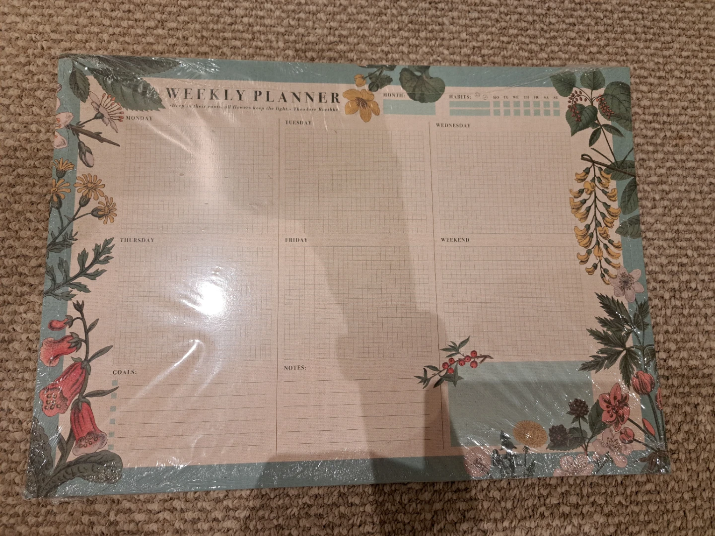 Floral Weekly Planner A3 - photo 2