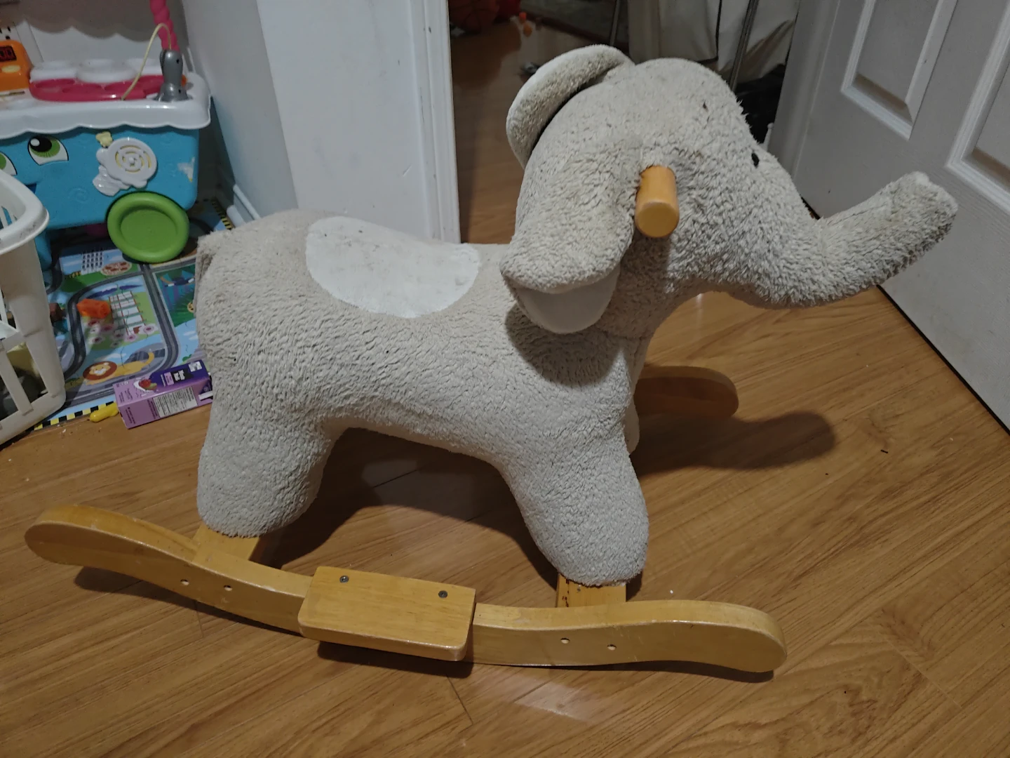 Elephant Plush Rocking Horse Toy - photo 2