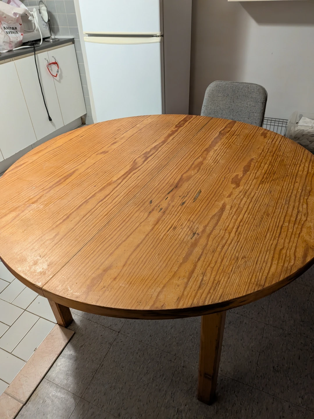 Round Wooden Dining Table
