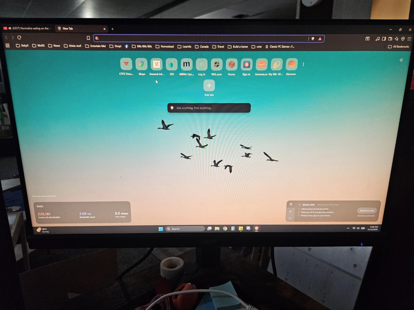 Acer KG251Q 24.5" Full HD Gaming Monitor