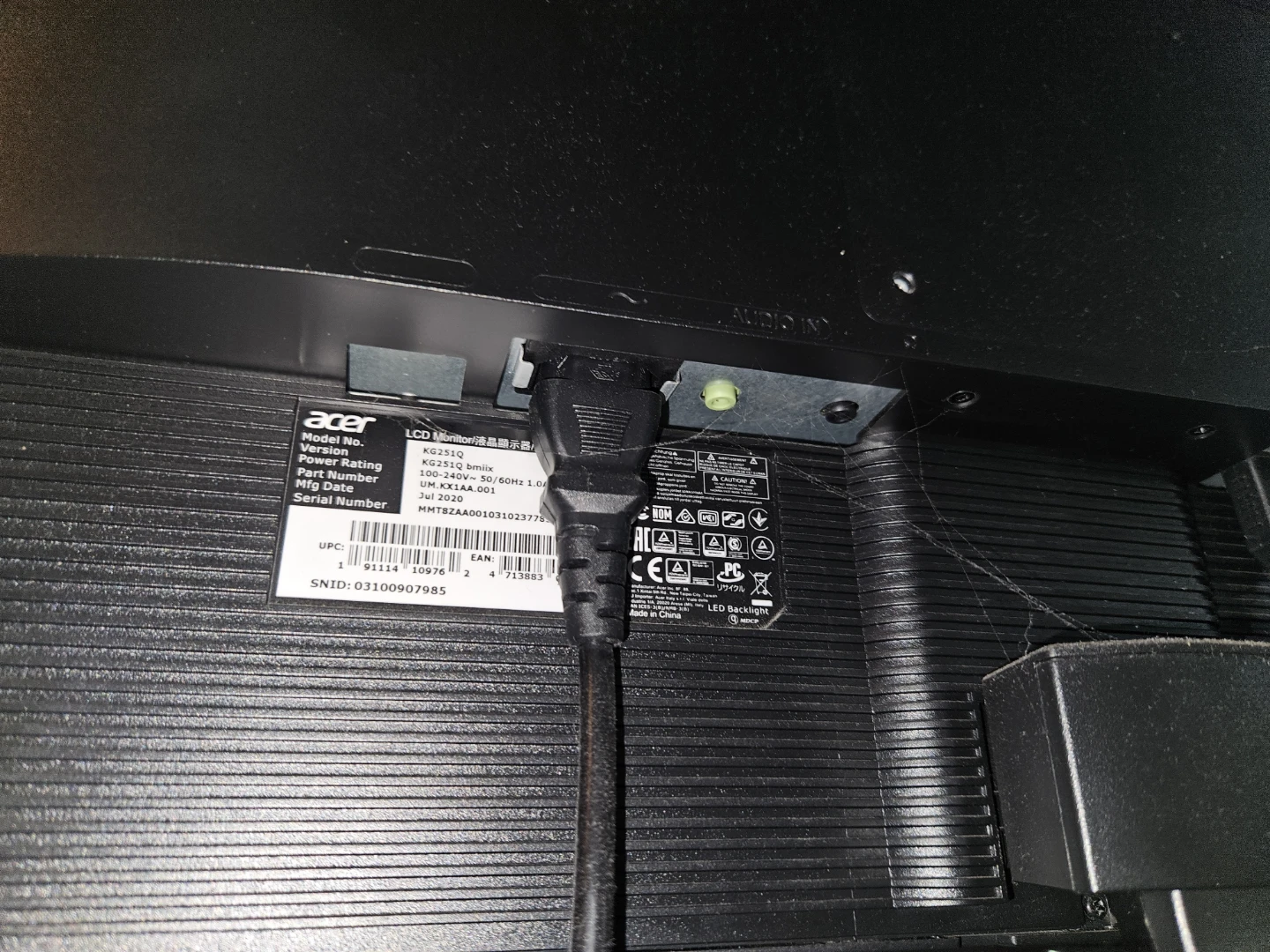 Acer KG251Q 24.5" Full HD Gaming Monitor - photo 3