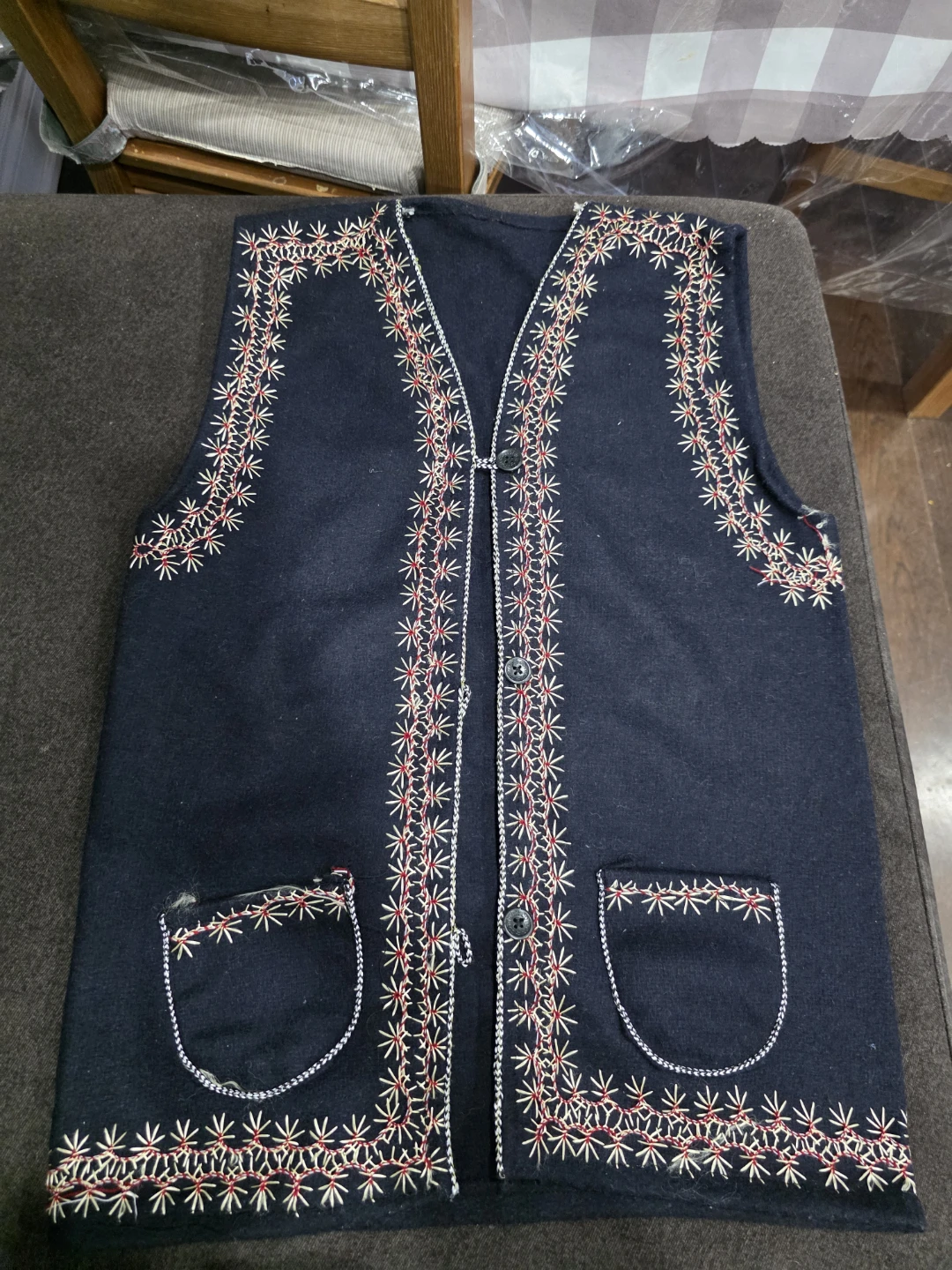 Embroidered Vest