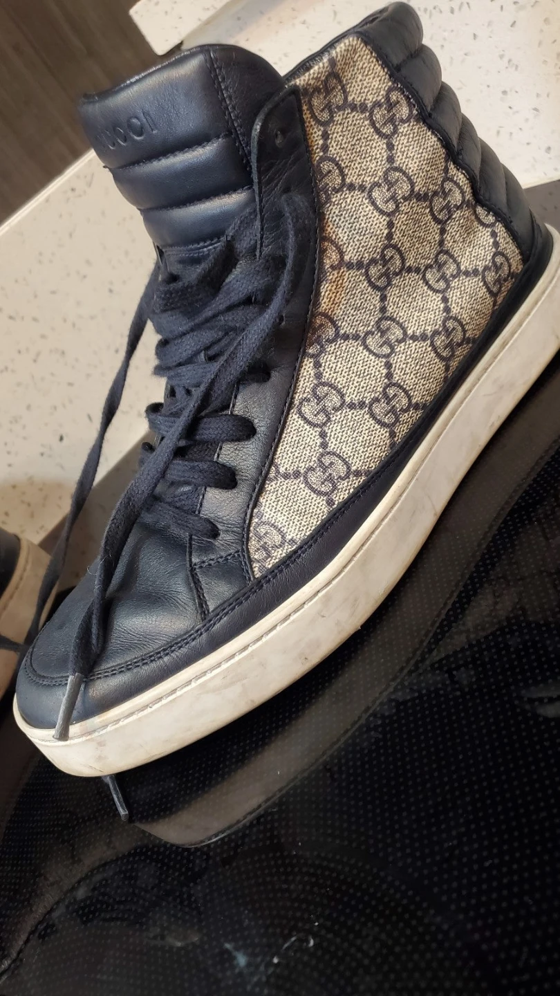 Gucci High-Top Sneakers us11 - photo 4