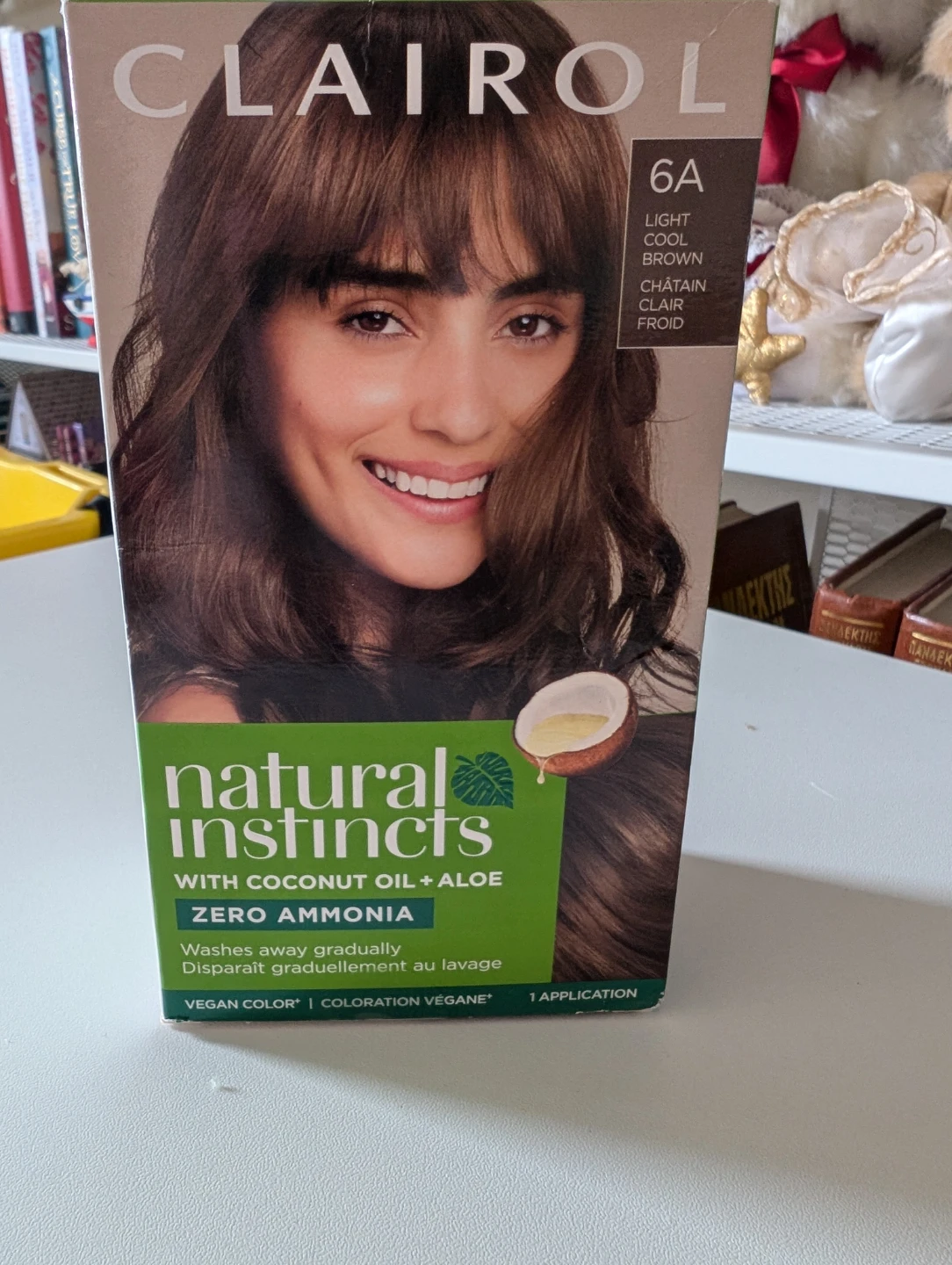 New Clairol Natural Instincts 6A Light Cool Brown Hair Colour