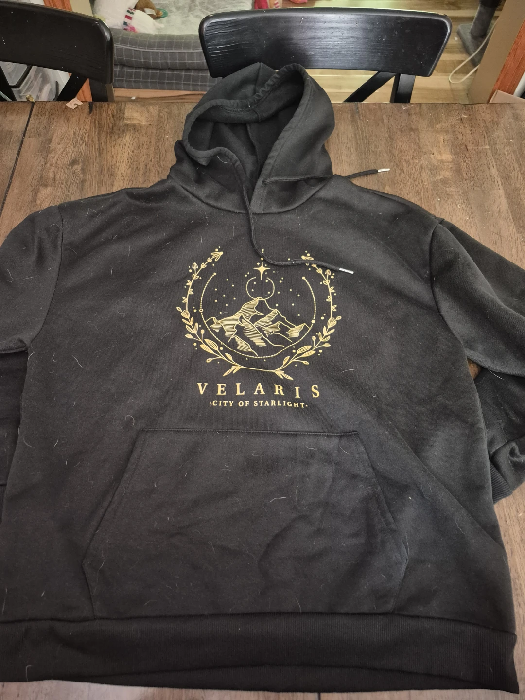 Black Velaris City of Starlight Hoodie