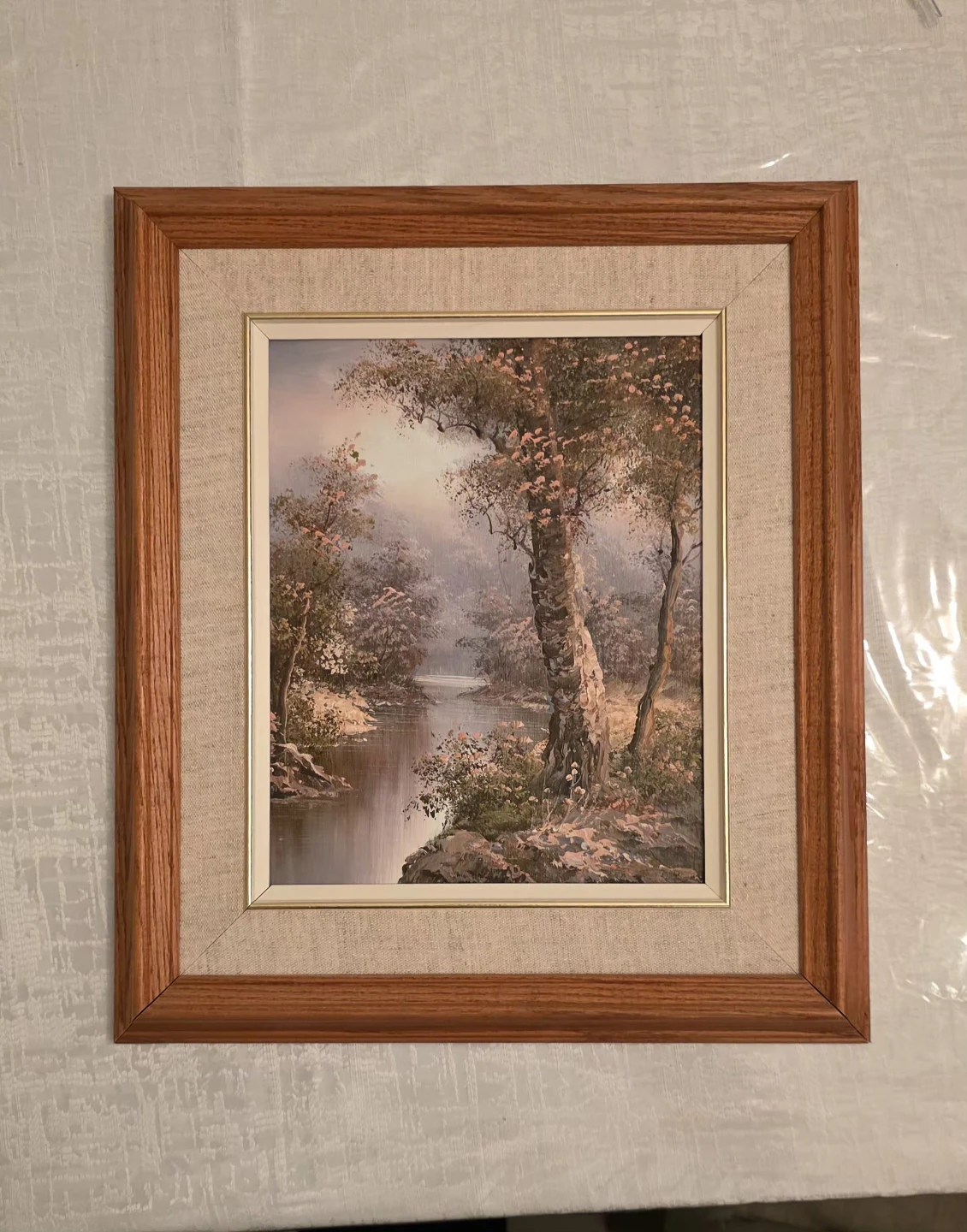 Pair of 2 Framed Landscape Painting W. Rita - photo 2