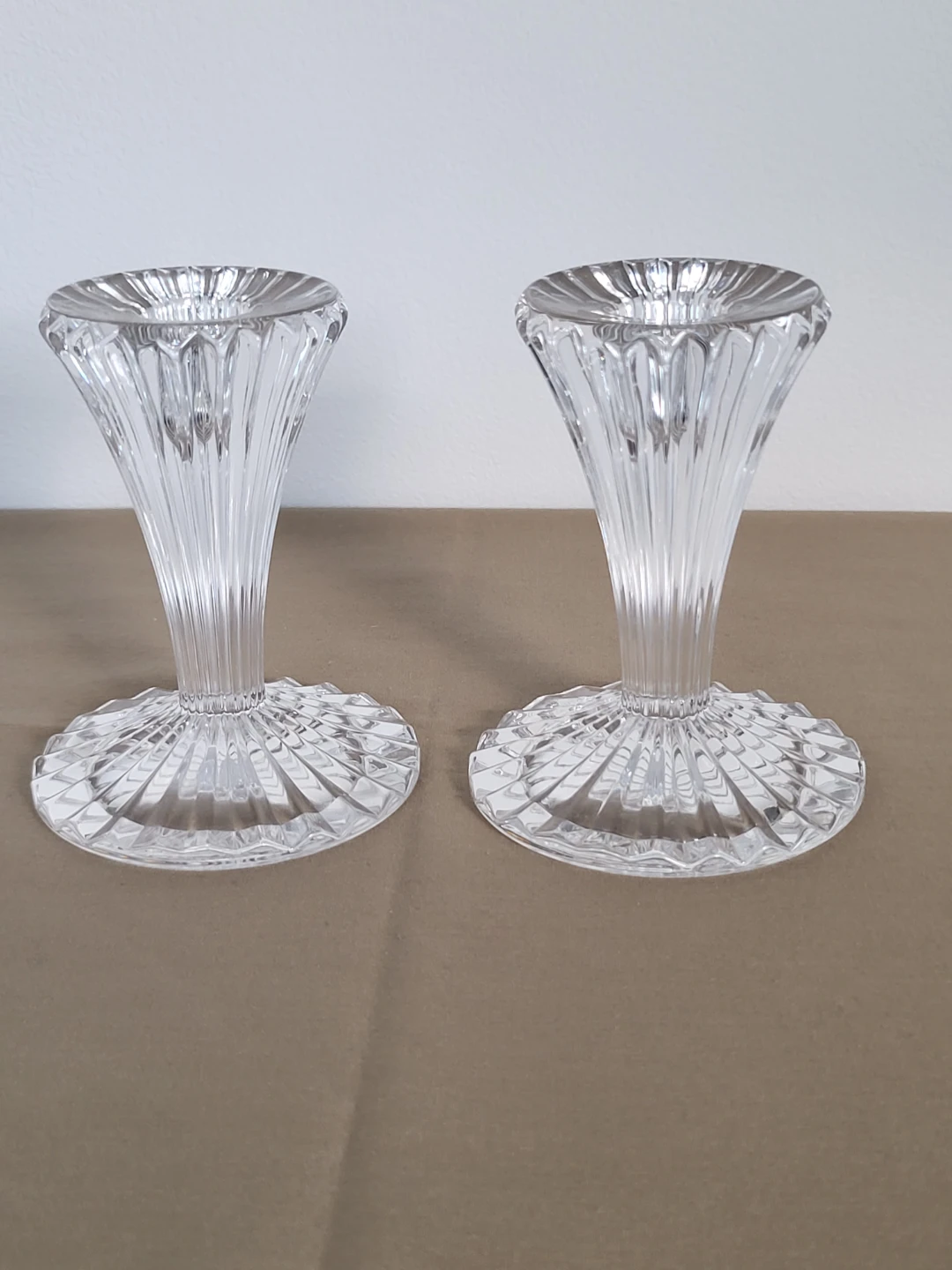 Waterford Crystal Candlesticks - Pair