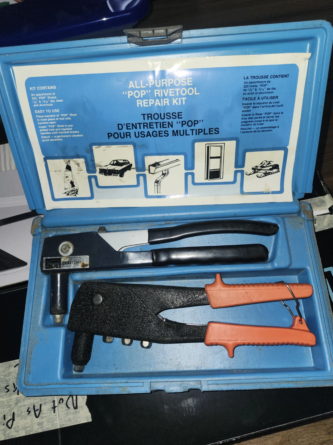 Sears Craftsman All-Purpose Rivetool Repair Kit