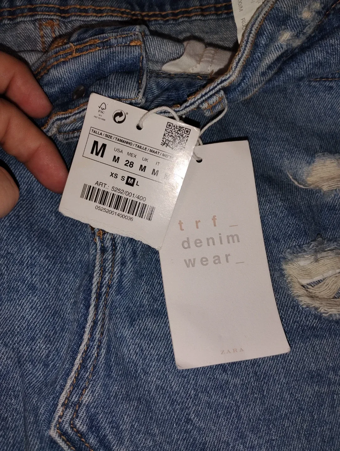 Zara TRF Denim Wear Skirt - photo 3