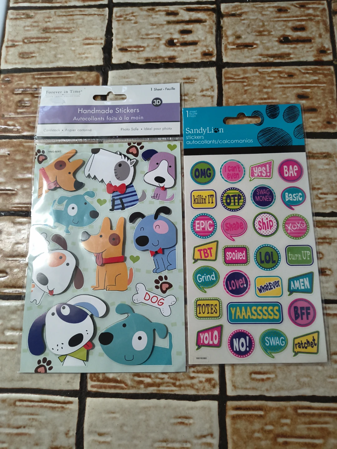 Assorted Sticker Packs - Halloween, Dogs, and Family Themes - photo 2
