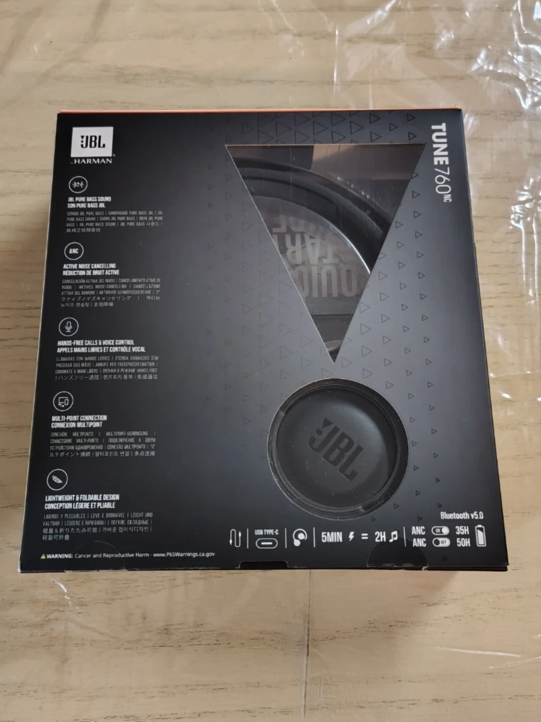 JBL Tune 760NC Wireless Noise Cancelling Headphones - photo 2