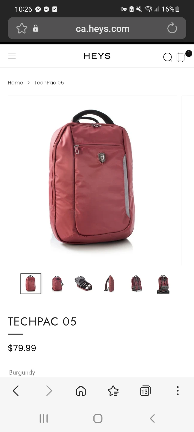 HEYS TechPac 05 Backpack