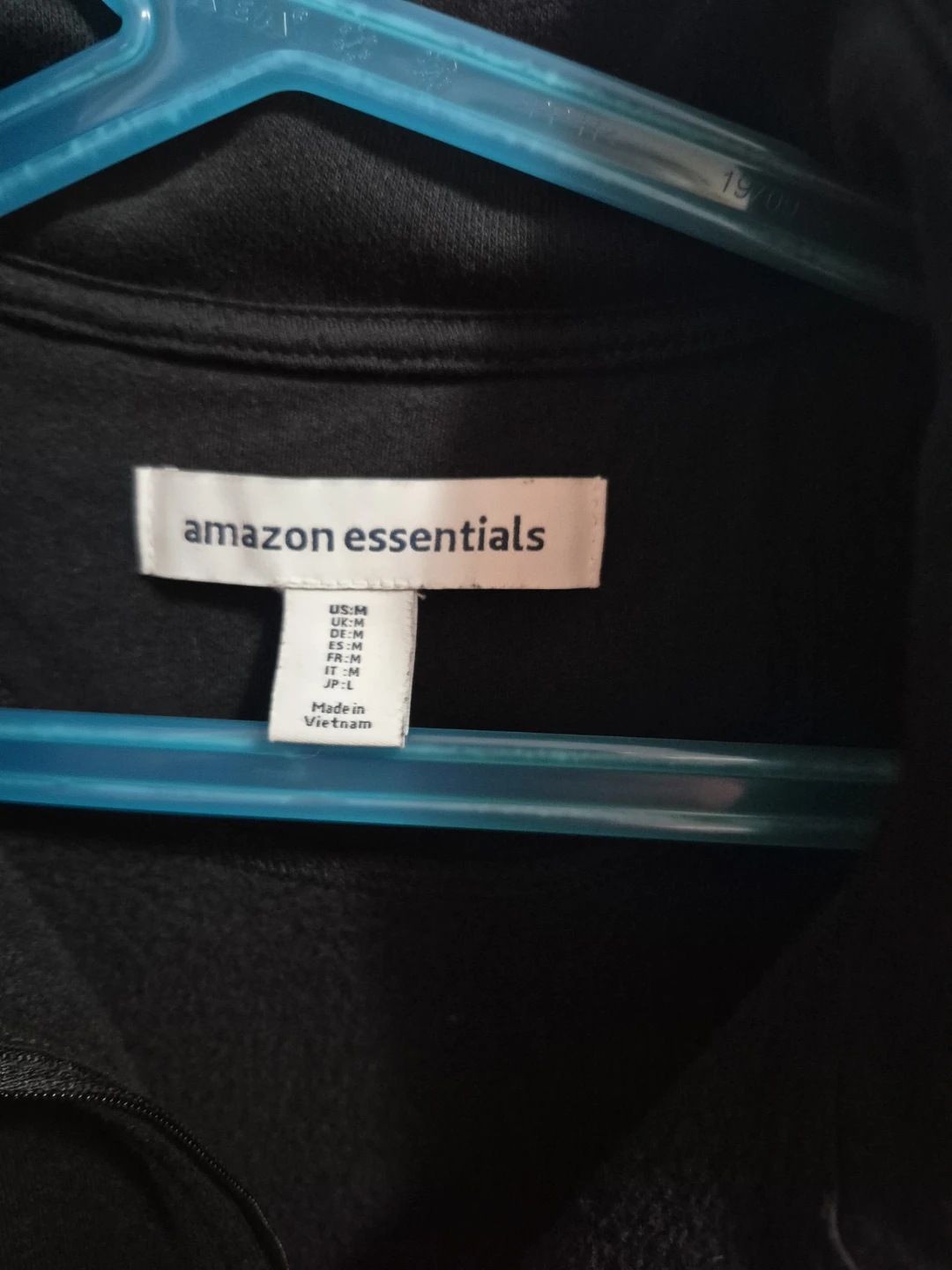 Amazon Essentials Quarter-Zip Sweatshirt - Black - Medium - photo 2