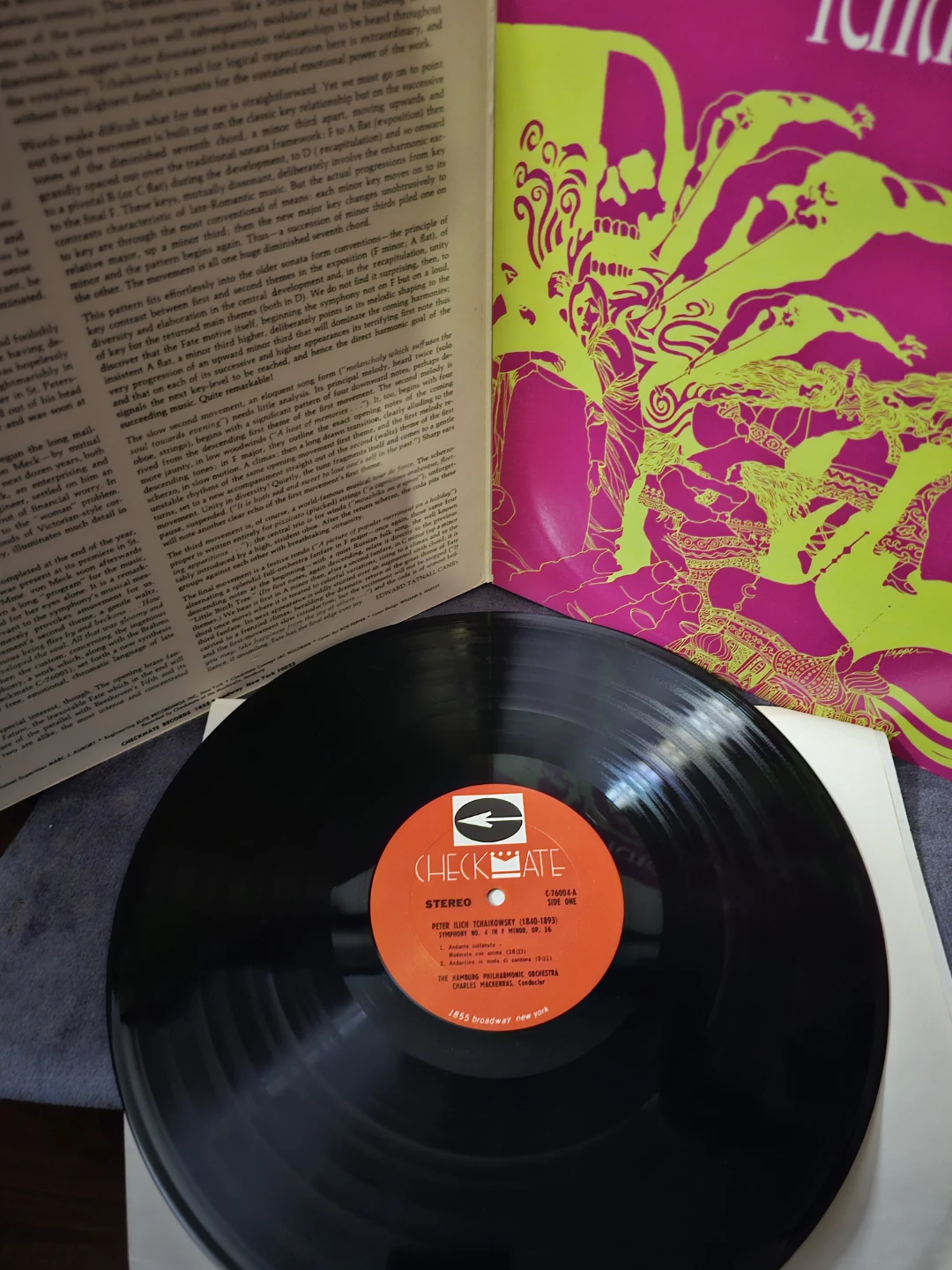 Tchaikovsky Symphony No. 4 Vinyl Record - photo 3