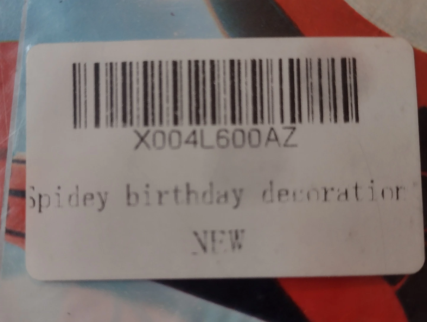 Spidey Birthday Decoration Set - photo 2