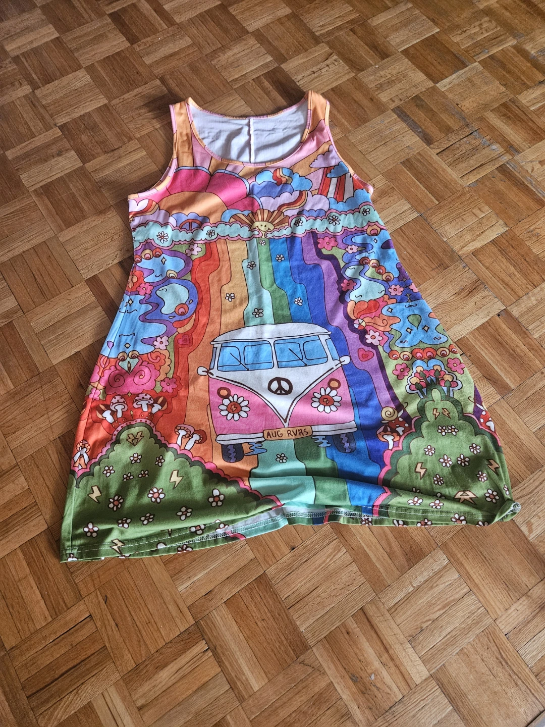 Hippie Van Rainbow Dress