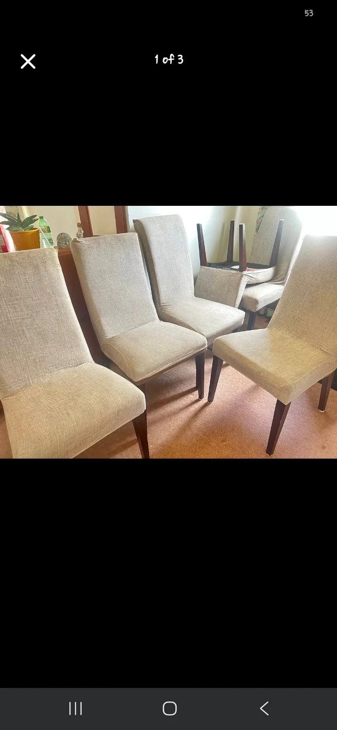 6 dining chairs - photo 3