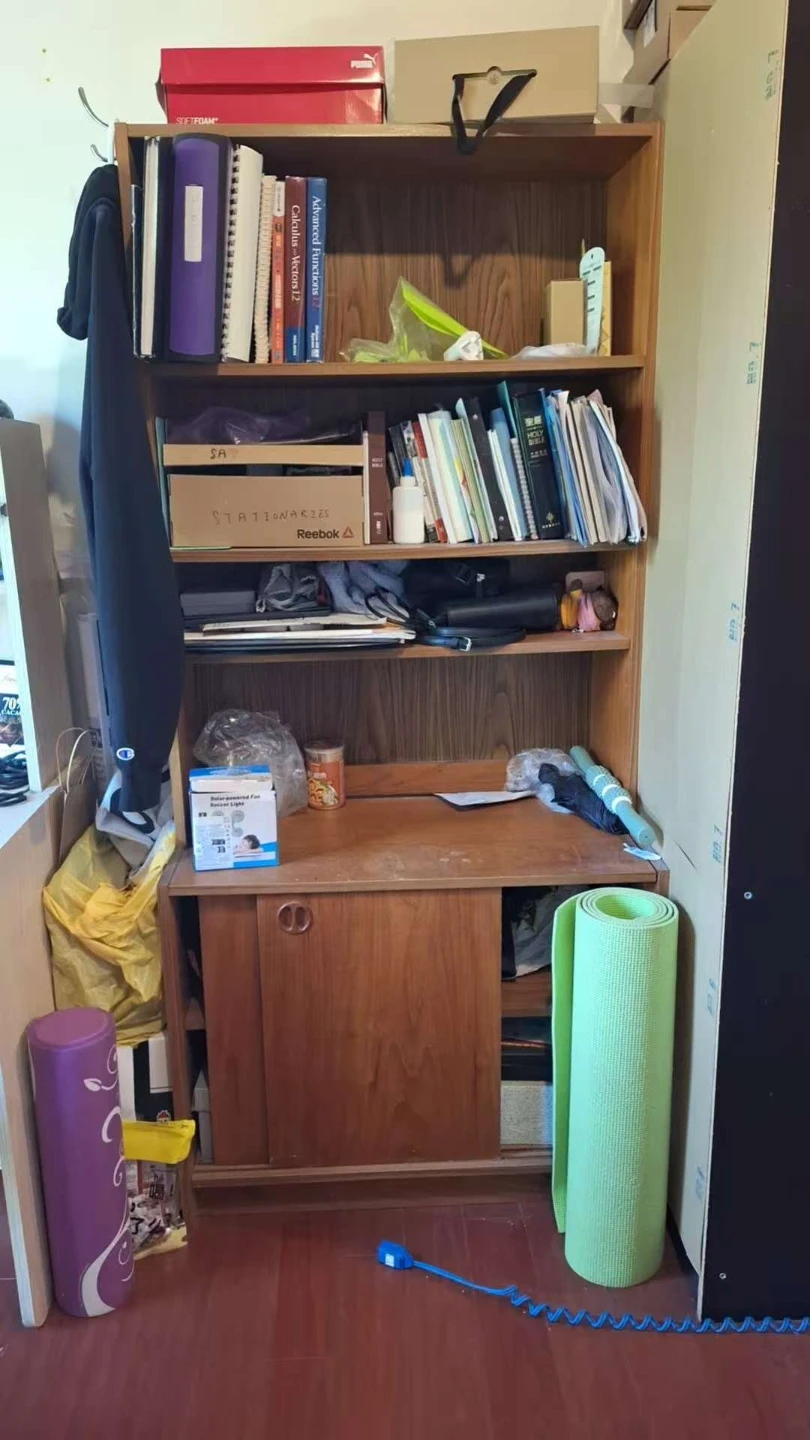 Bookshelf and cabinet