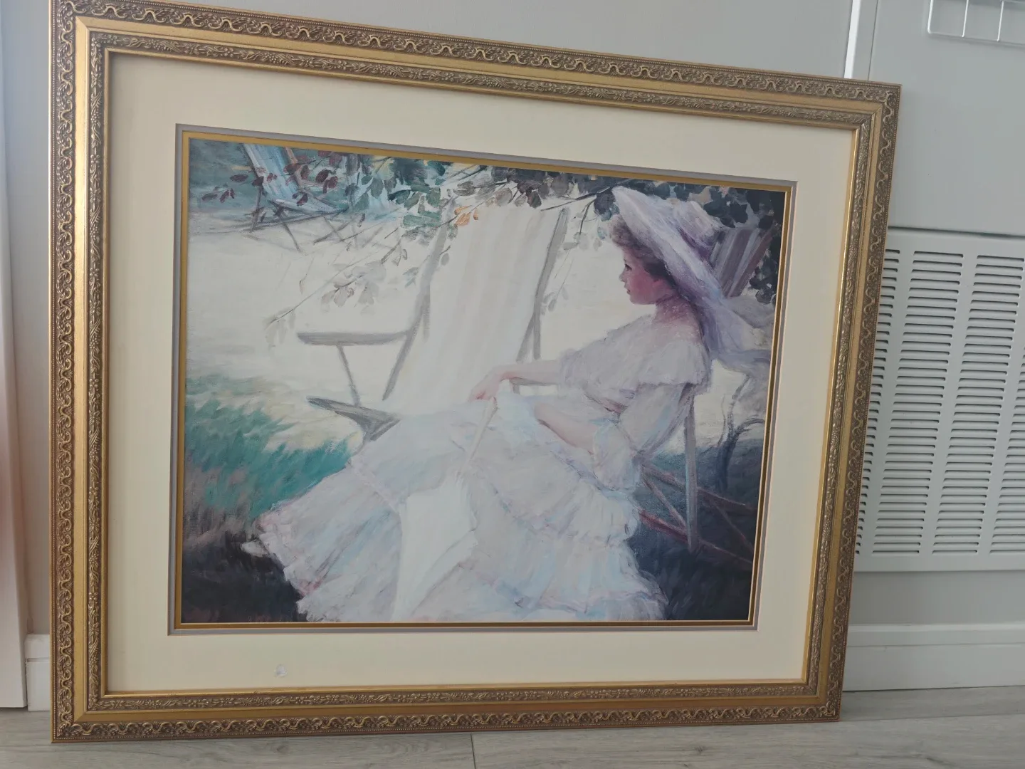 Framed Painting of Woman in Victorian Dress100.5cm*118.8cm - photo 3