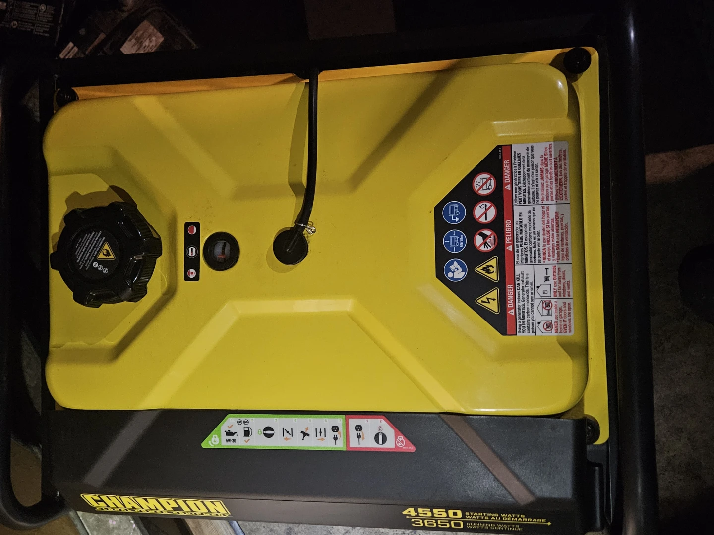 Champion 4550 Watt Generator - photo 4
