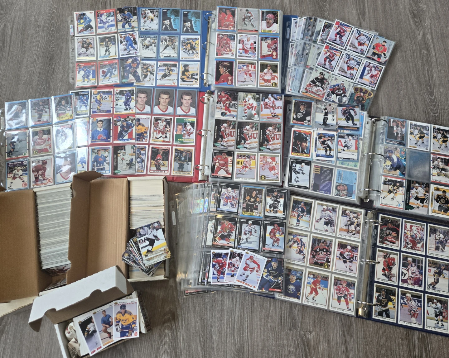 Huge 3000 Plus Hockey Card Lot. Rookies/Stars