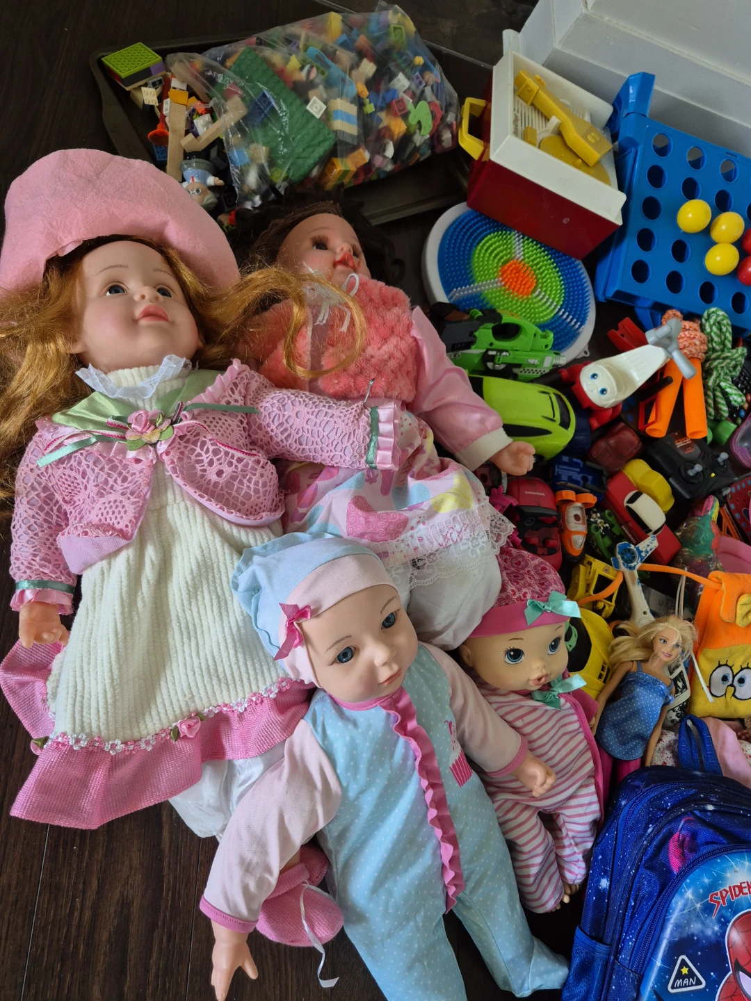 Assorted Kids' Toys - Dolls, Cars, Backpack & More!