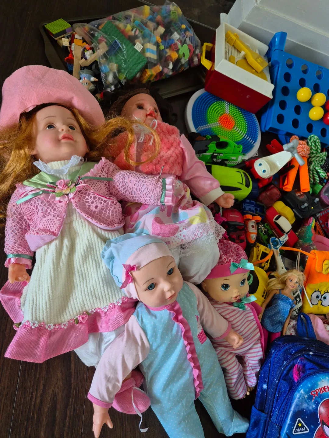 Assorted Kids' Toys - Dolls, Cars, Backpack & More!