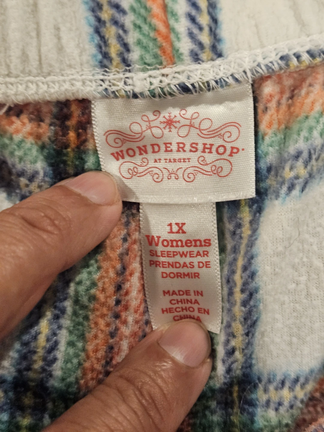 Wondershop at Target Women's 1X Plaid Sleepwear Pants - photo 2