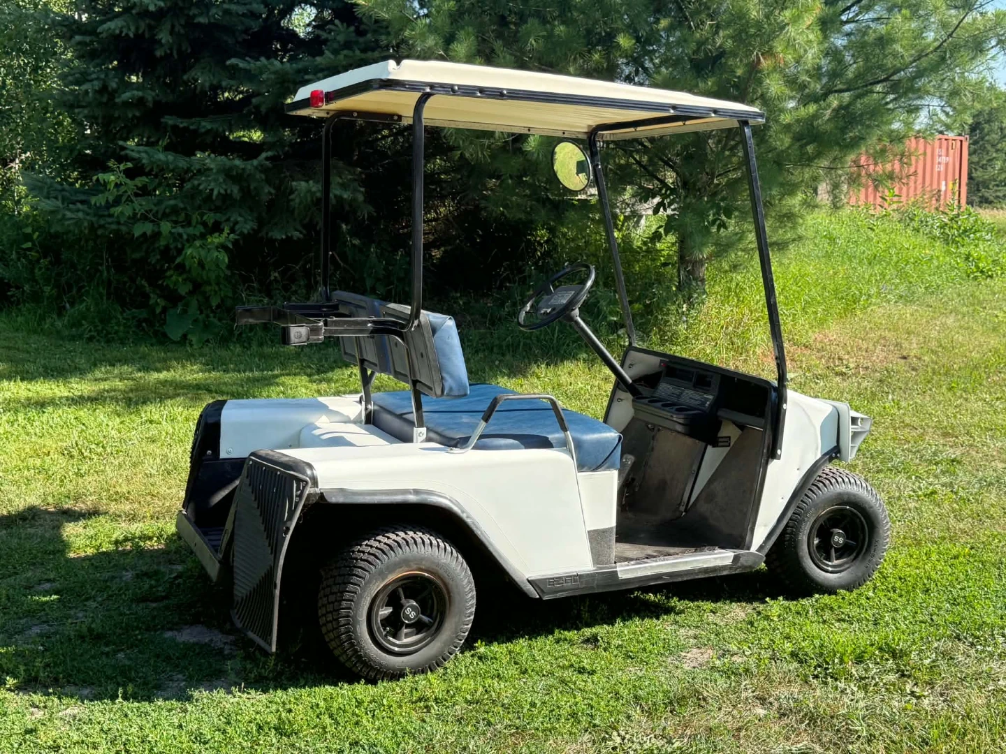 White EZGO Golf Cart - photo 4