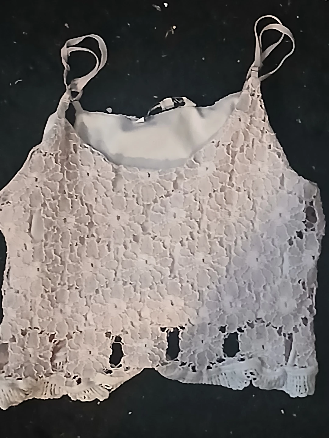White Lace Cami Top