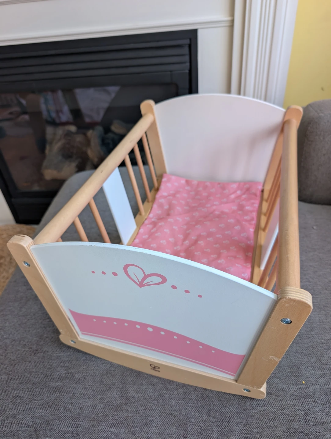 Hape Doll High Chair and Cradle Set - photo 2