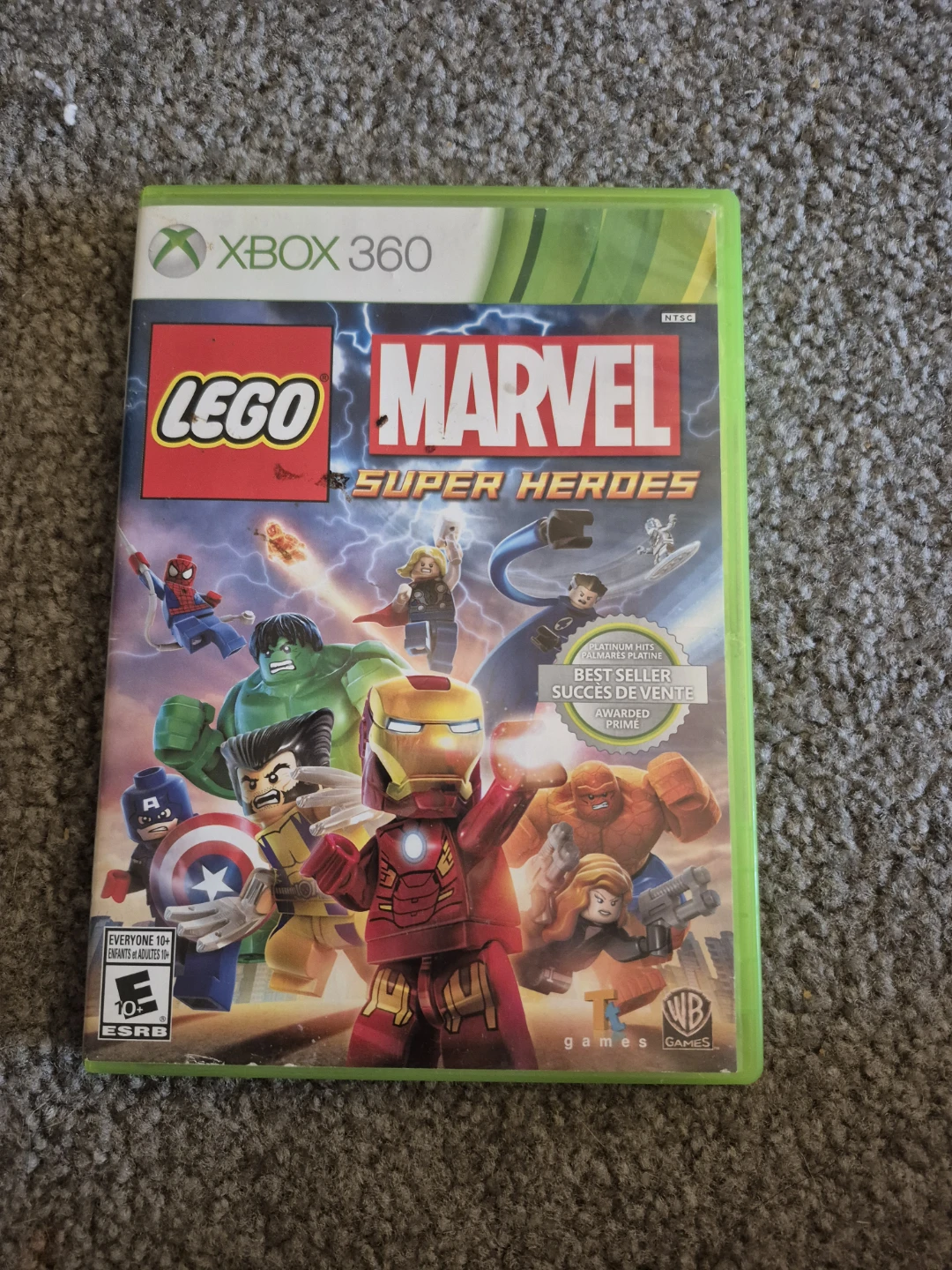 LEGO Marvel Super Heroes Xbox 360 Game
