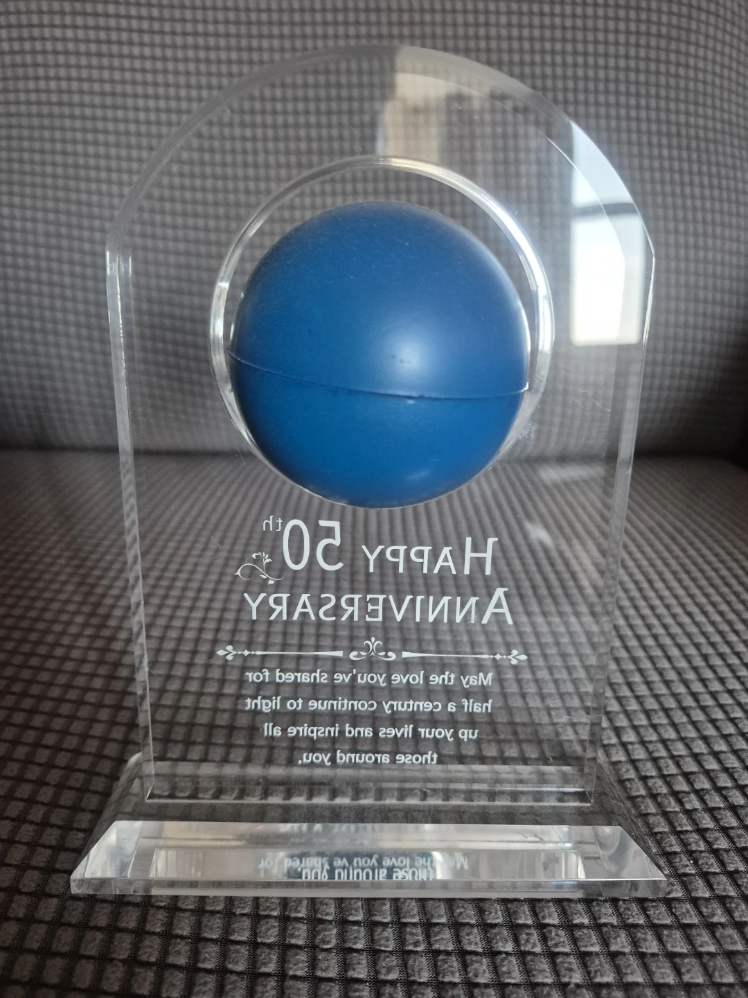 Happy 50th Anniversary Trophy - photo 5