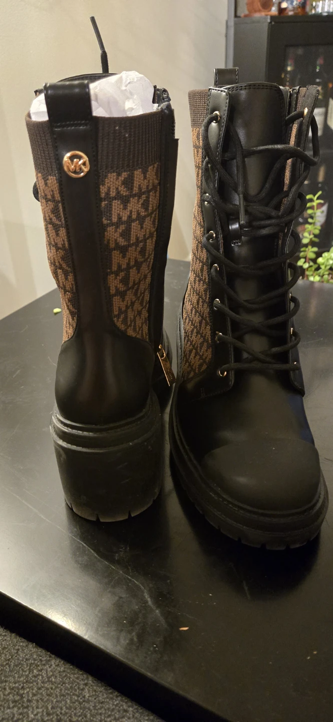 Michael Kors MK Logo Combat Boots - photo 2