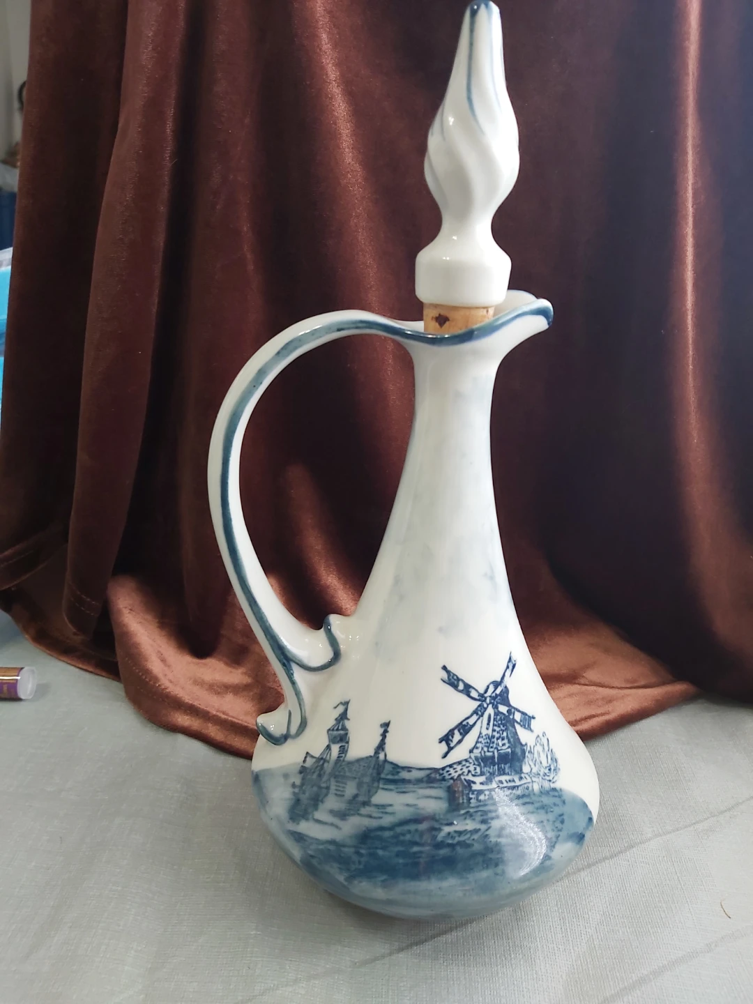 Vintage carafe with original stopper - photo 4