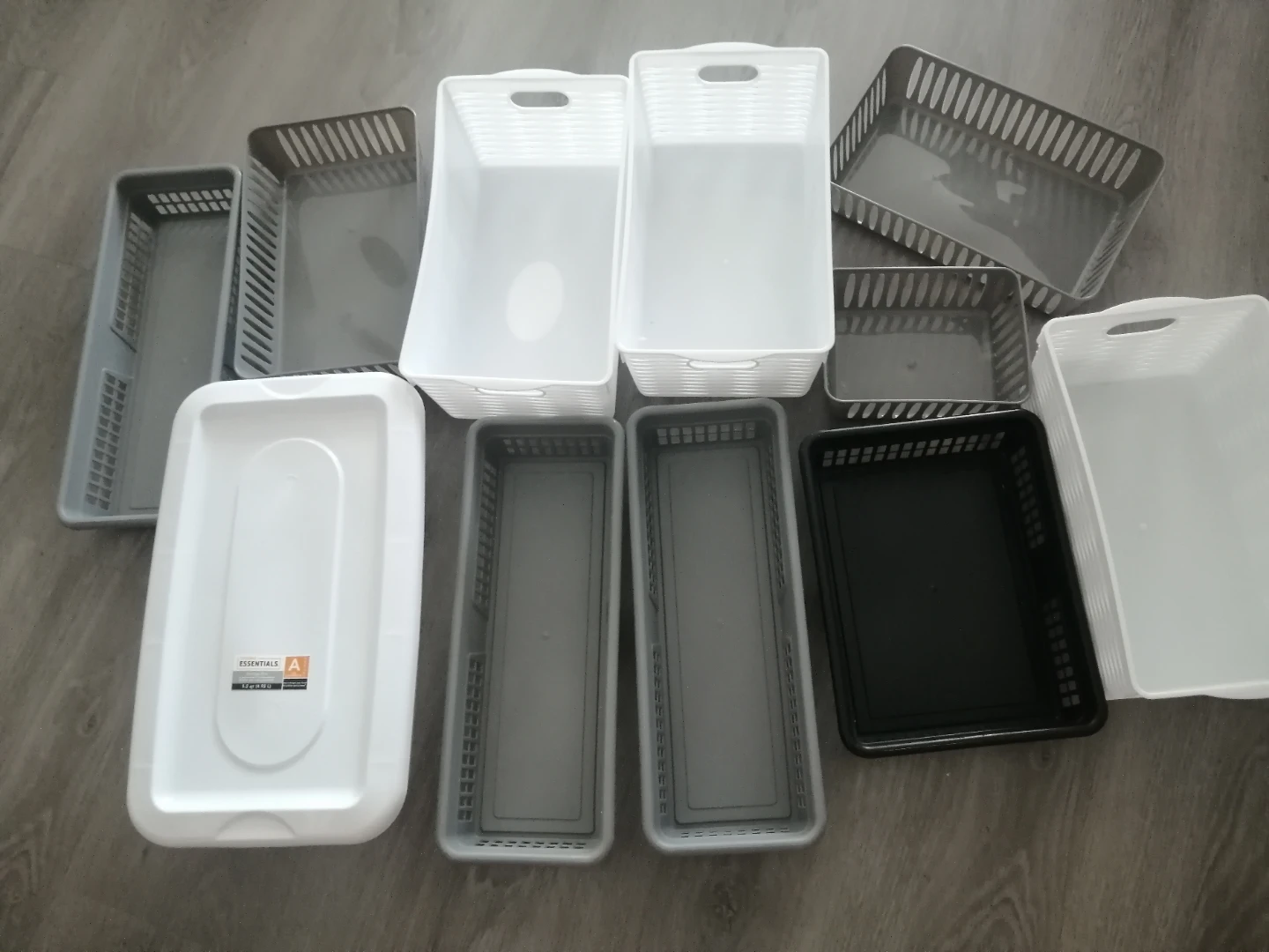 Assorted Storage Bins & Baskets