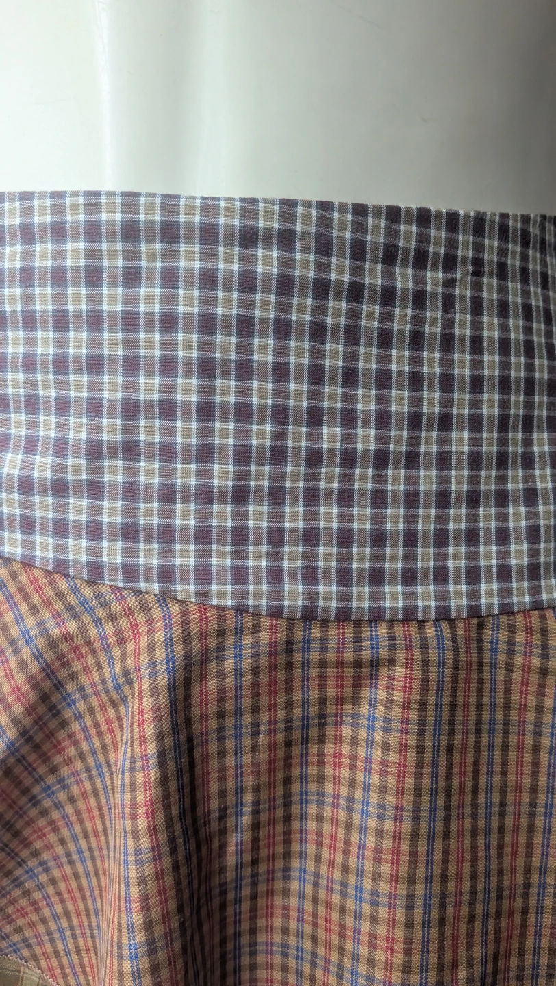 Tiered Plaid Ruffle Skort sz SMALL - photo 3