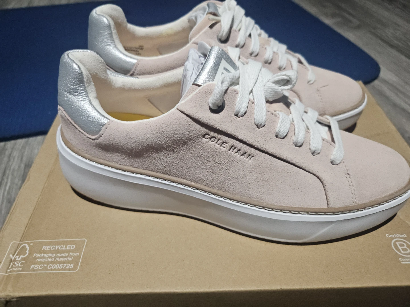 Cole Haan Grand Series Pink Suede Sneakers - photo 2