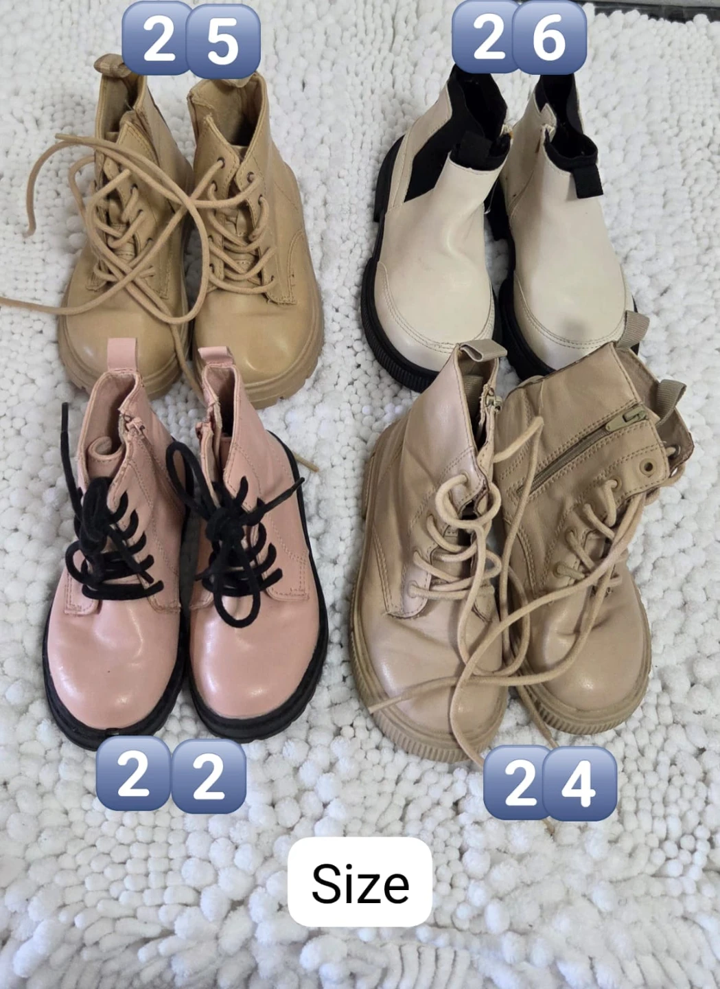 Kids' Combat Boots Bundle. ZARA