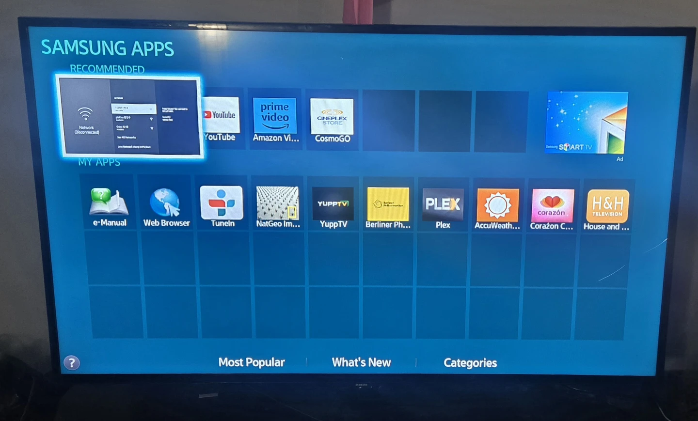 Samsung 58 inch 1080p Smart LED TV