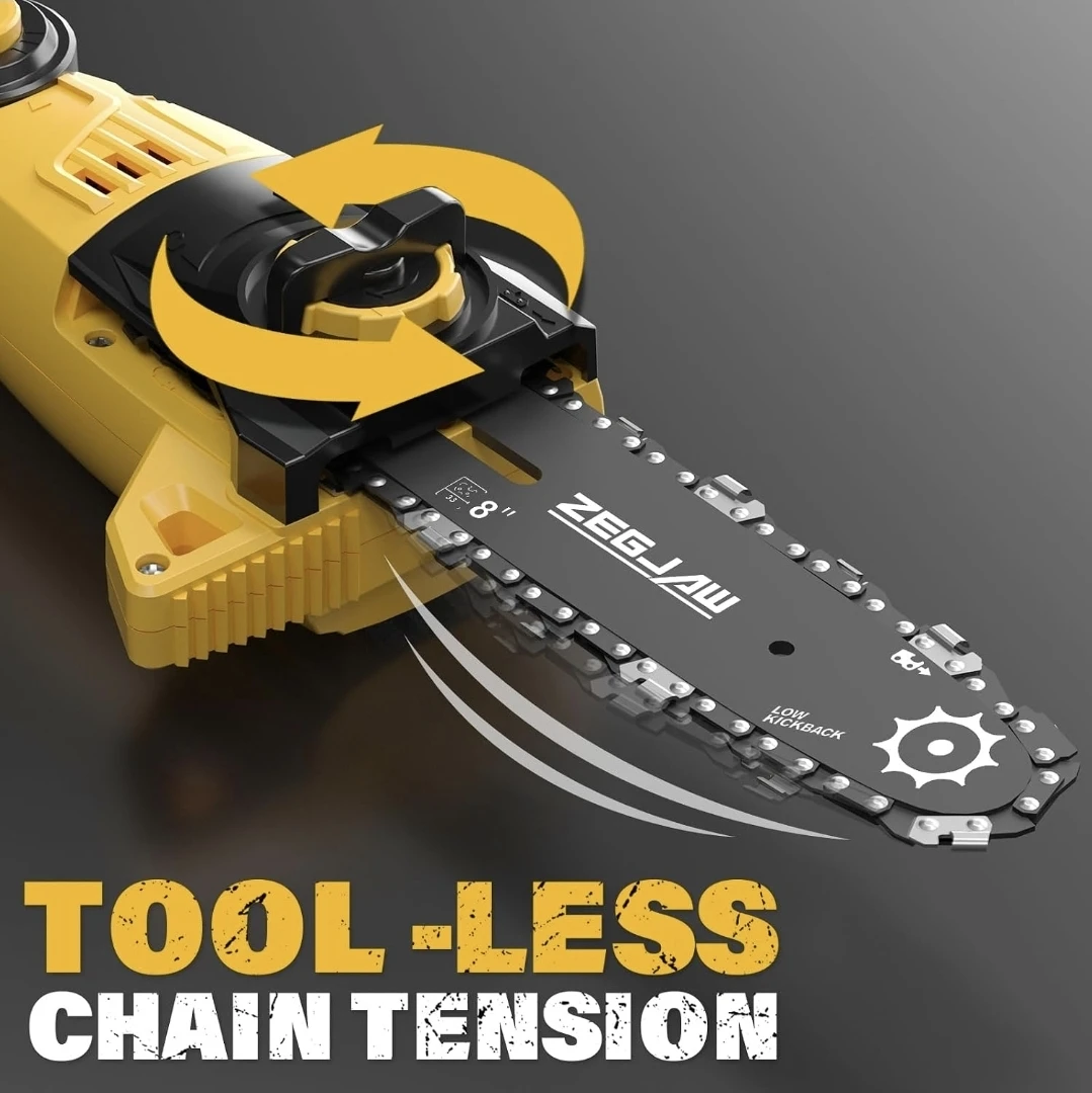 ZEGJAW Pole Saw 8-Inch Cordless Tree Trimmer - photo 4