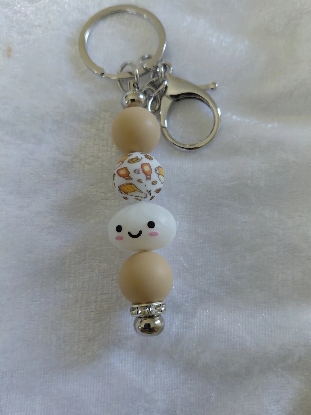 Kawaii Foodie Keychain - Steamed Bun & Beer - photo 3