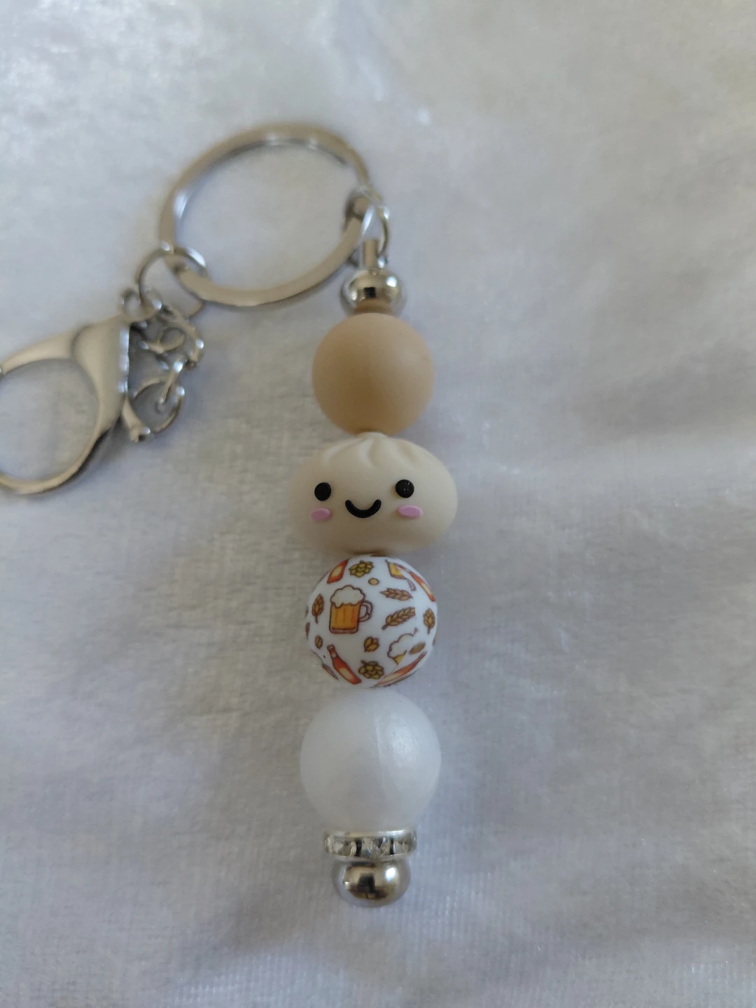 Kawaii Foodie Keychain - Steamed Bun & Beer - photo 5