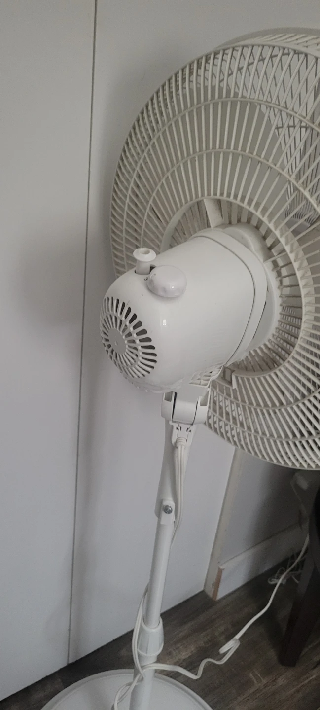 White Pedestal Fan - photo 5