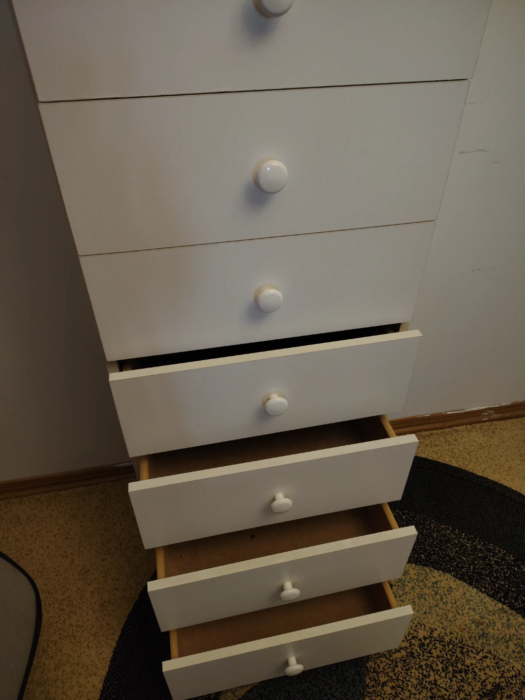White 7-Drawer Tall Dresser - photo 2